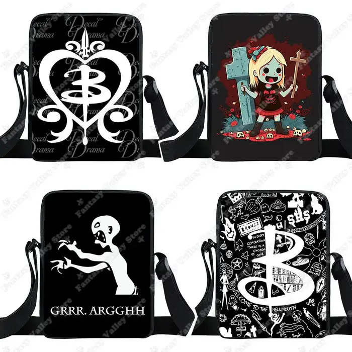 Grr Argh Buffy sac de messager le tueur de vampires sacs à bandoulière femmes sacs à main sacs à bandoulière décontractés pour voyage Bookbag cadeau