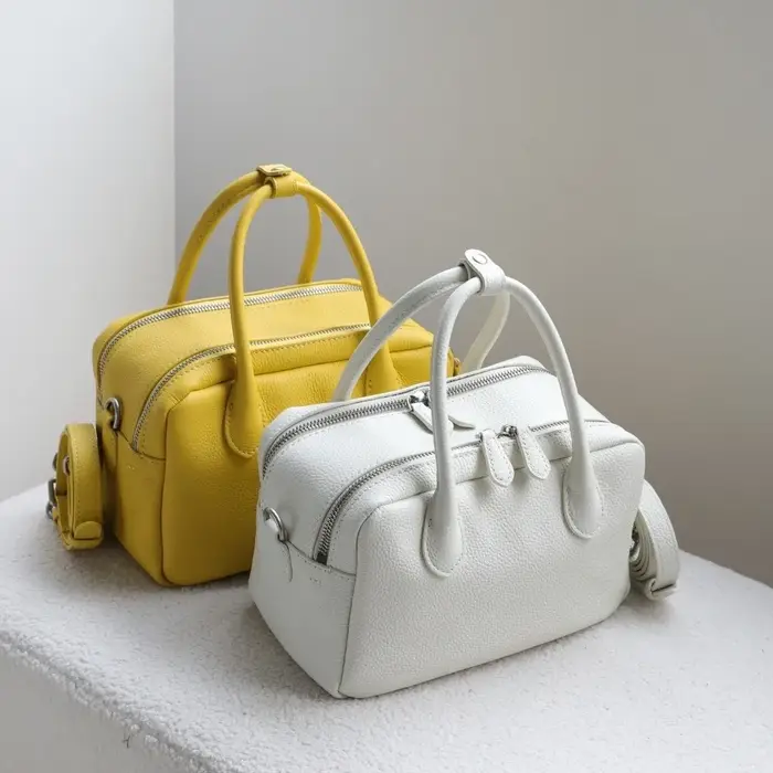 Sac à main pour femme en cuir PU texture litchi 2026