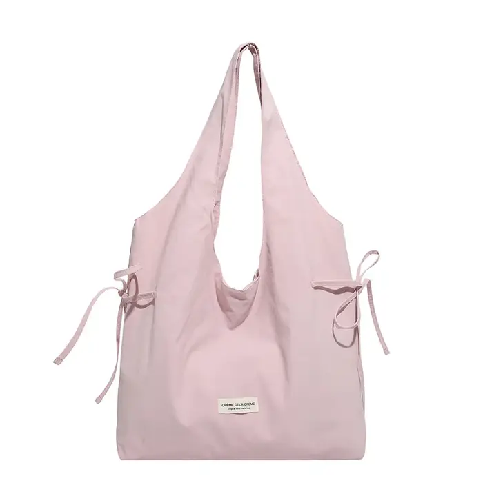 Nouveau Sac à Bandoulière Coréen 2026 Grande Capacité Décontracté Polyvalent Tendance Couleur Unie Sac à Main Style Urbain Doux