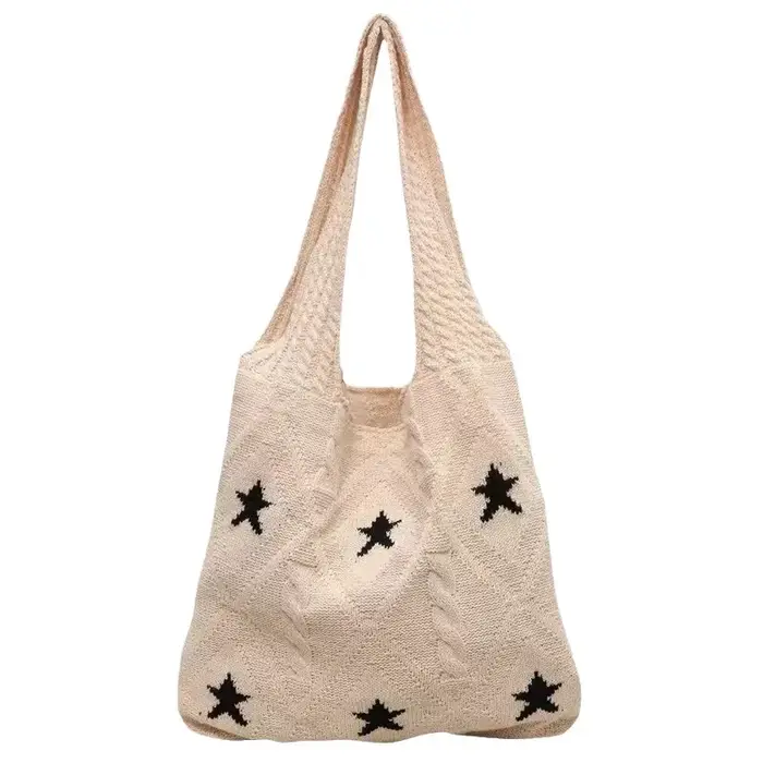 Sac fourre-tout de plage en maille de crochet