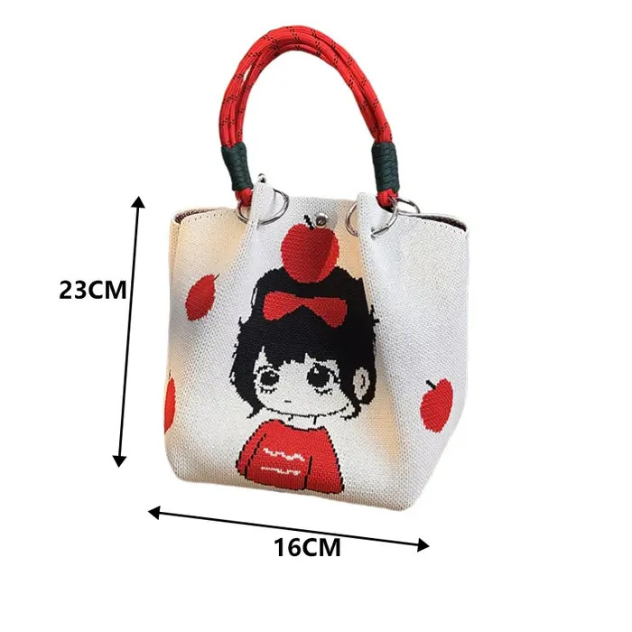 Sac à main tricoté - Sac seau au design original