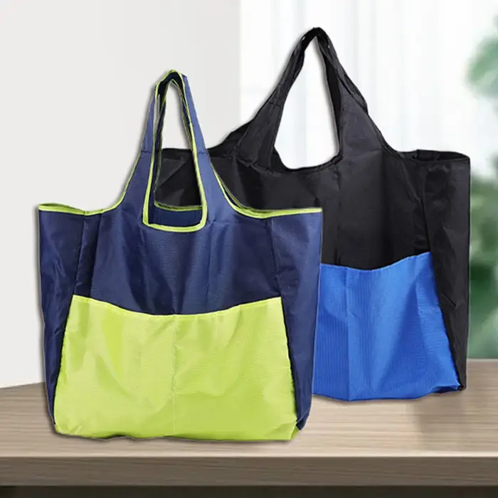 Grand Sac à Provisions Pliable Réutilisable pour Femme