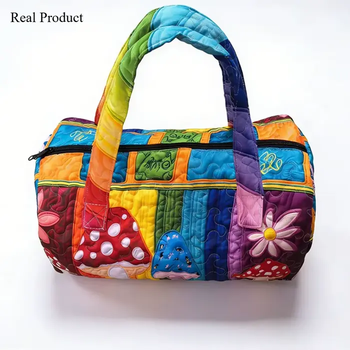 Sac de plage vintage à imprimé floral Paisley