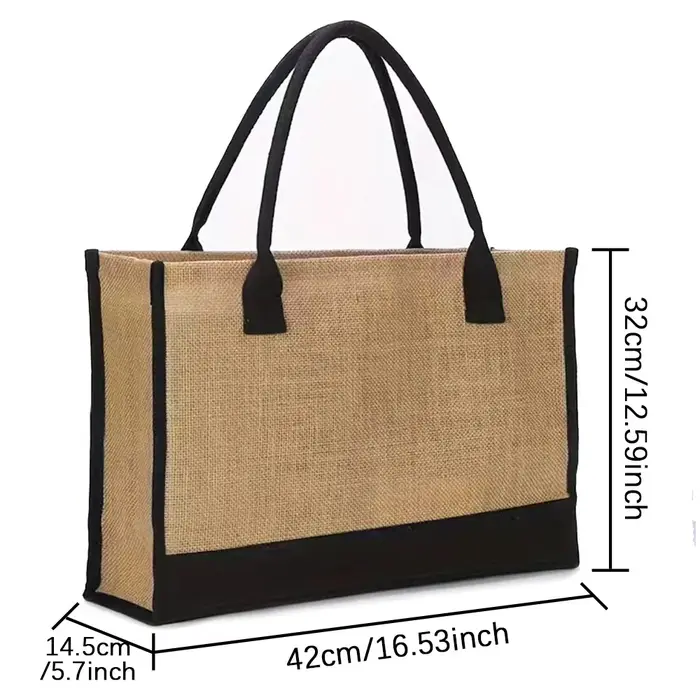 Sac de courses en toile de Jute