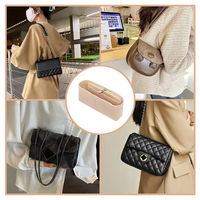 Sac à main en feutre tendance