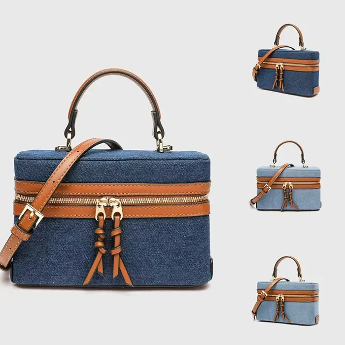 Sac à main rétro tissé à la main pour femme