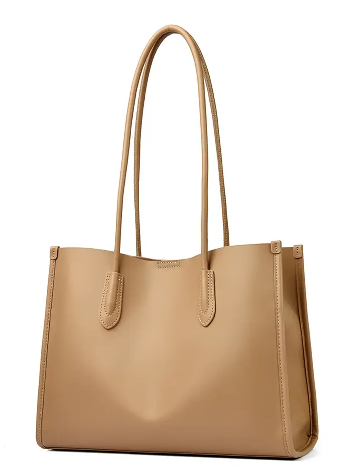 Sac à main en cuir véritable pour femme