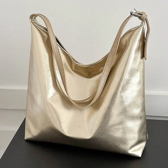 Sac à provisions de luxe pour femme, sac à main à poignée supérieure en PU, sac fourre-tout en cuir 