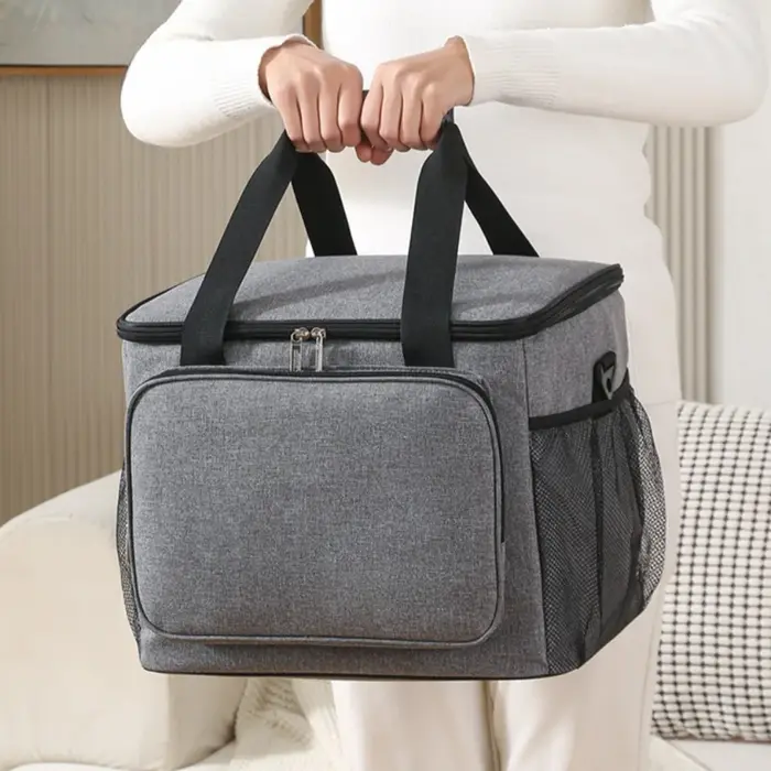 Sac isotherme en tissu Oxford grande capacité pour pique-nique en extérieur