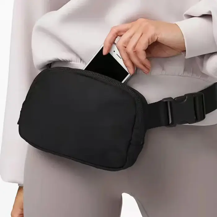 Sac banane à fermeture éclair pour femme