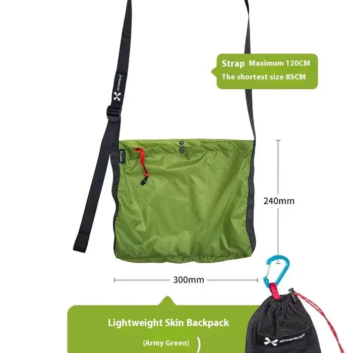 XENOSMILUS Sac à dos de voyage – Sac à bandoulière portable et léger avec peau résistante à l'eau po