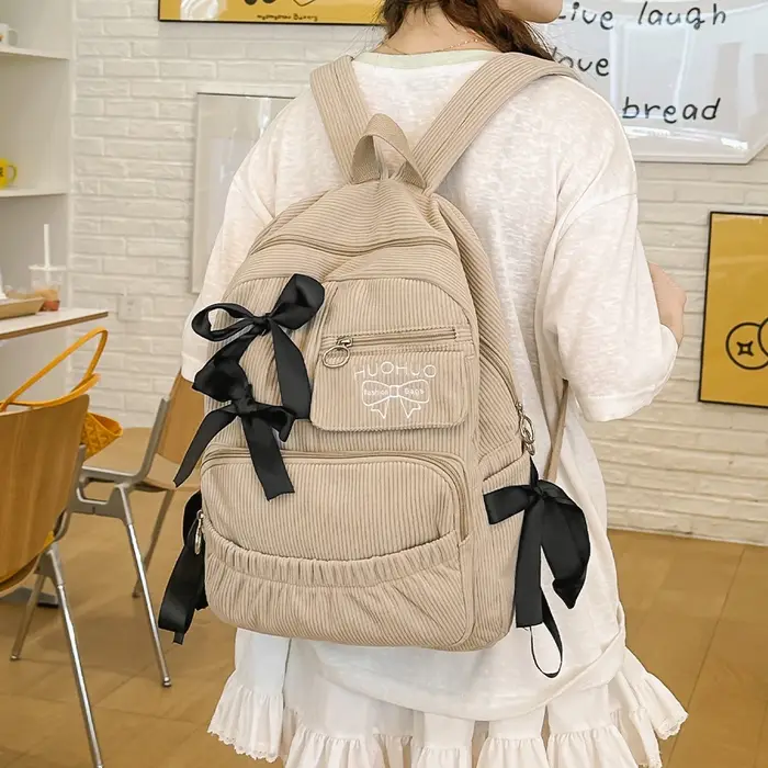 2025 nouveau Style coréen sac à dos déplacements polyvalent femmes étudiants haute beauté sac à dos arc sac