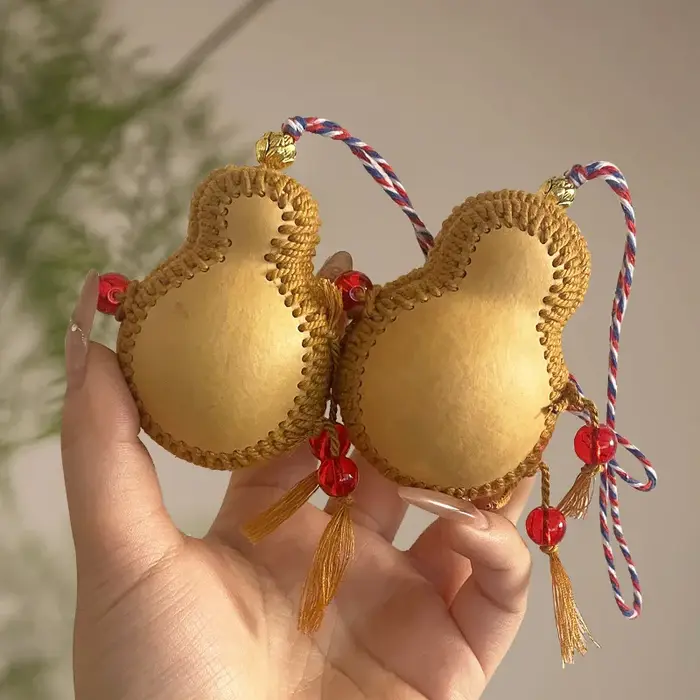 Sac en calebasse naturelle tressé, pot de rangement, sac en calebasse artisanal, rangement en caleba