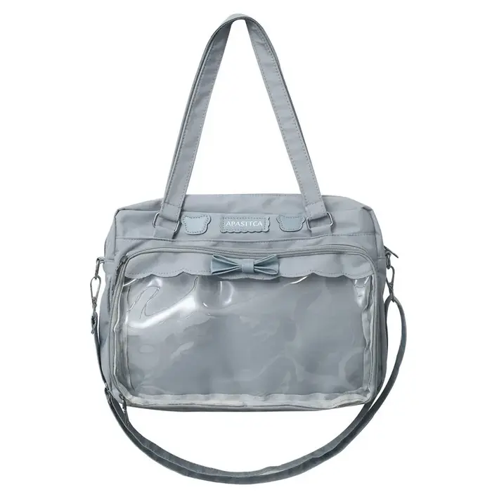 Itabag-Sac à Bandoulière en Toile Transparente pour Fille