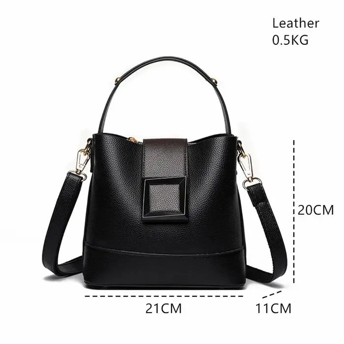 Sac à main rétro en cuir PU pour femmes