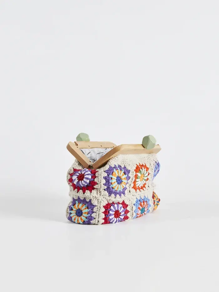 Pochette crochet granny pour femme