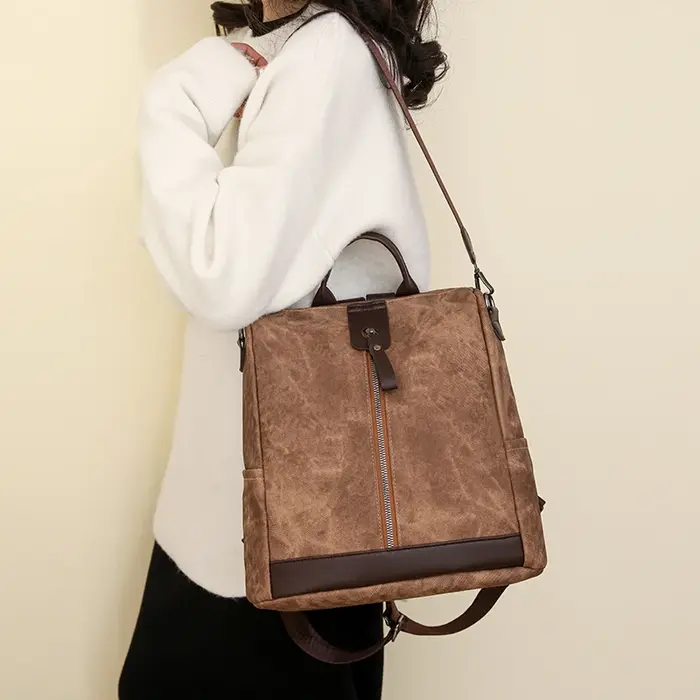 Mode Anti-vol sac à dos femme haute qualité en cuir sac à dos femmes sacs à bandoulière concepteur dames léger voyage sac à dos