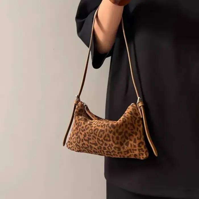 Sac pour téléphone portable imprimé léopard