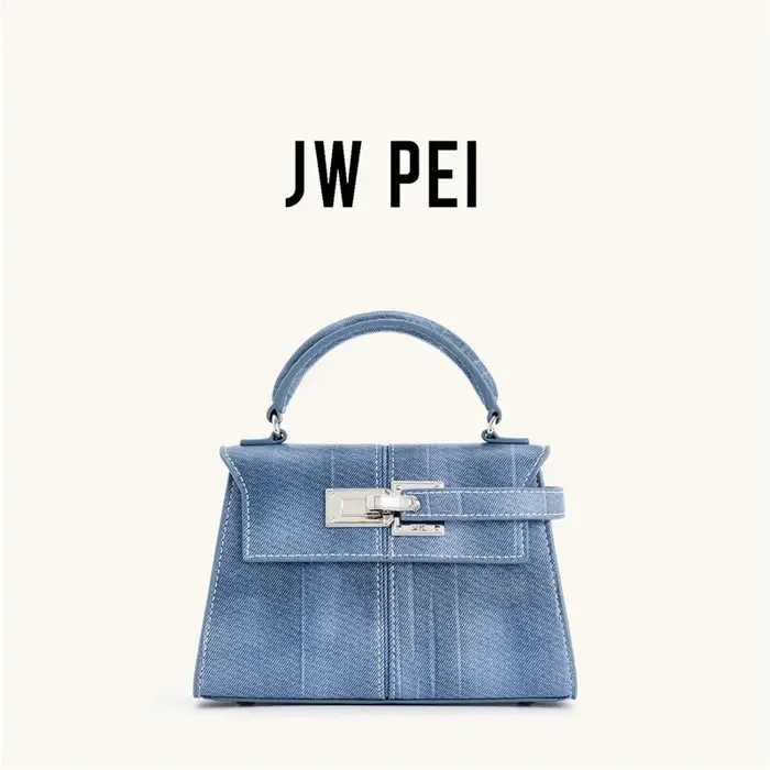 Sac à main femme JW PEI Elise – Nouveau sac fourre-tout en jean bleu tendance 2026 – Petit sac bando