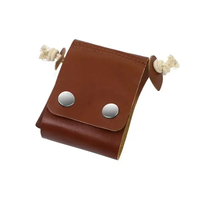 Sac de ramassage de fruits portable en cuir
