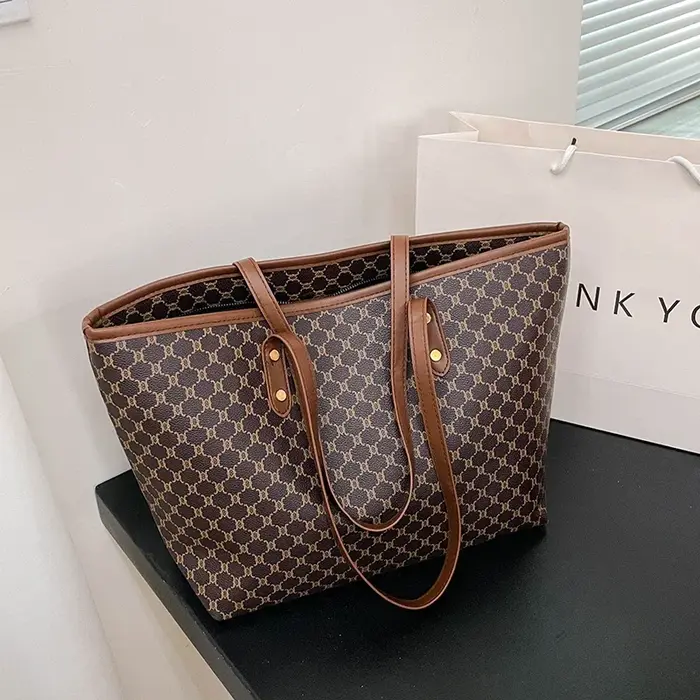 Sac à langer de luxe en cuir pour femme