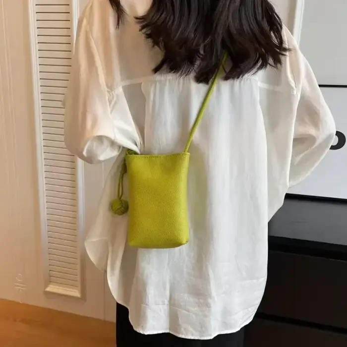 Petit sac à bandoulière en cuir pour femmes