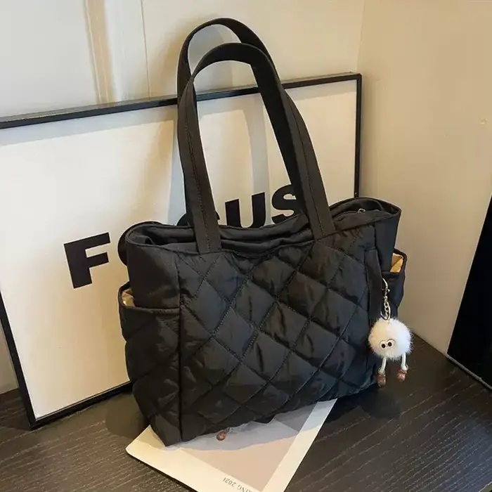 Sac fourre-tout matelassé chic