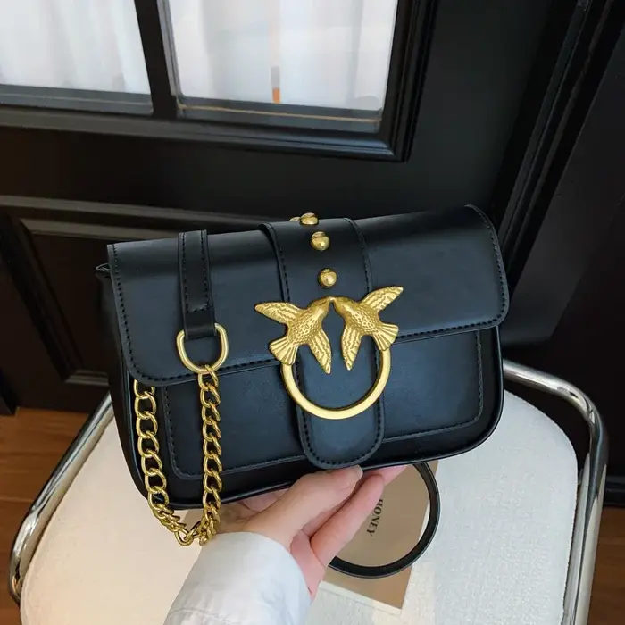 Sac à bandoulière en cuir de luxe pour femme
