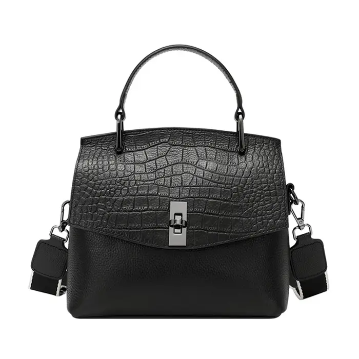 Sac à main Zency en cuir véritable pour femme
