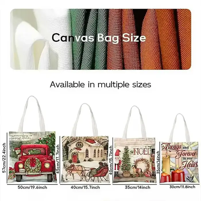 Sacs de rangement L-L-LancomeS à motif tendance, sac de plage en toile imprimé double face, sac de voyage à bandoulière léger et durable, cadeau écologique