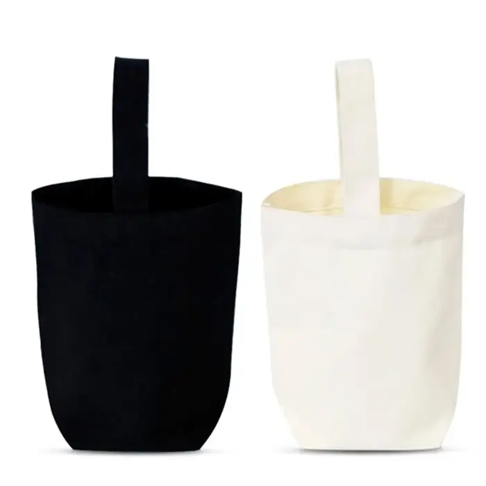 Sac fourre-tout en toile beige pour documents