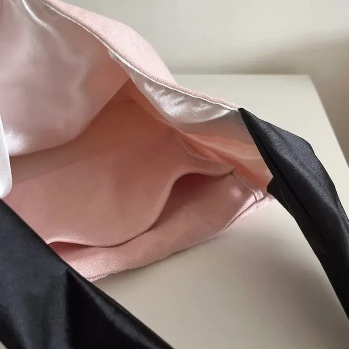Sac à main en toile avec nœud papillon coréen