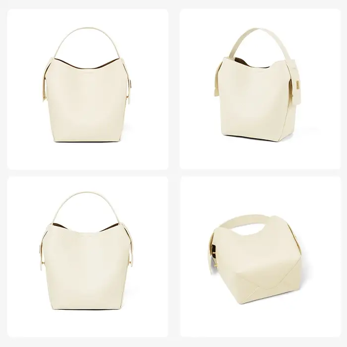 LA FESTIN marque originale en cuir véritable dames sac à main épaule sac à bandoulière Portable sac seau femme sacs femmes sac