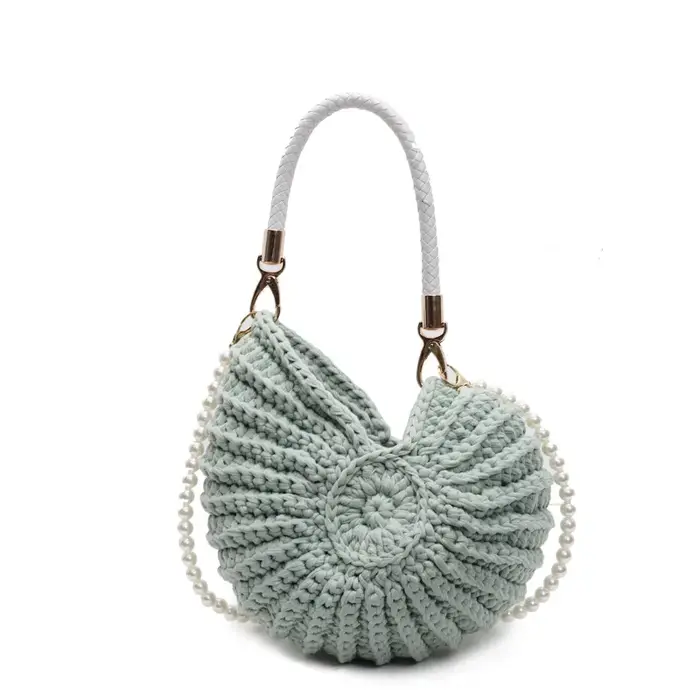 Sacs à bandoulière en Crochet en forme de conque créative pour femmes