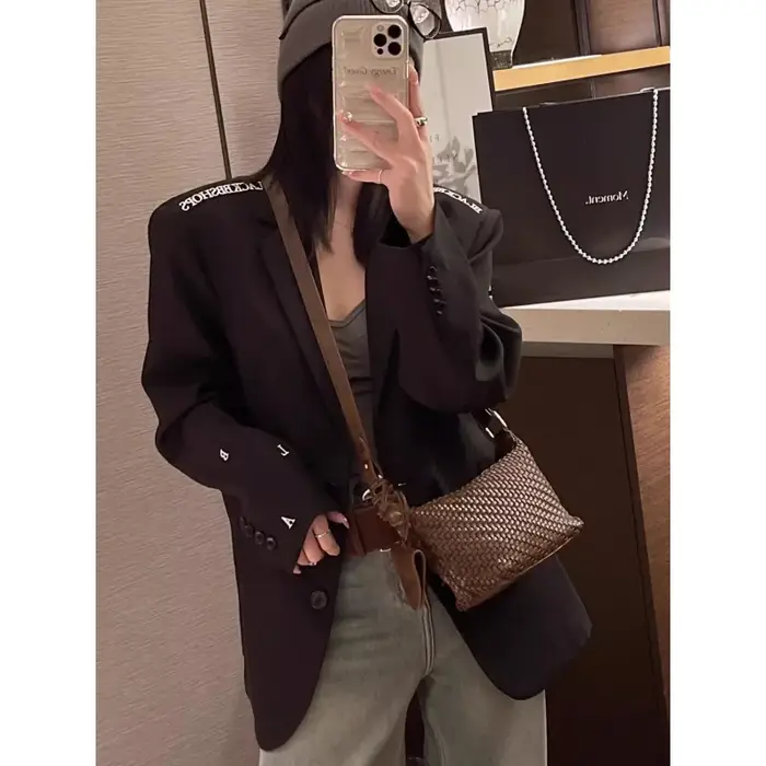 Sac Moon pour femmes, nouveau sac tissé