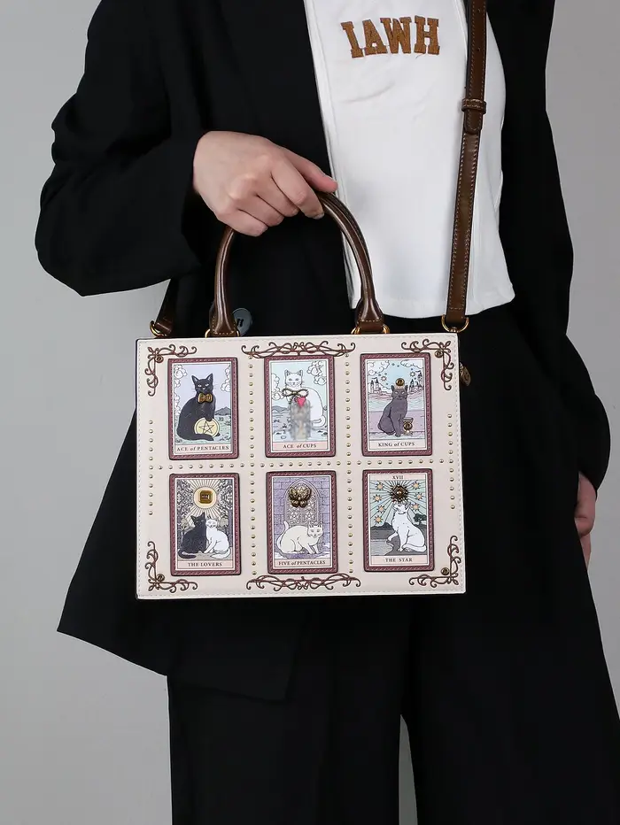 2025 haut de gamme mode été nouveau sac à main femme sac niche design Tarot carrelage sac fourre-tou