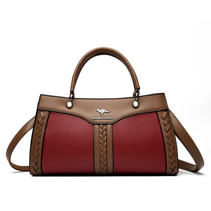 Sac à main multicouche de luxe pour femmes, sacoche tendance de bonne qualité en cuir souple, sac à 