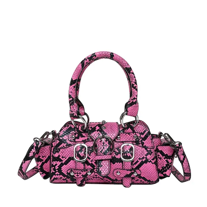 Sacs à main en PU motif serpent pour femmes