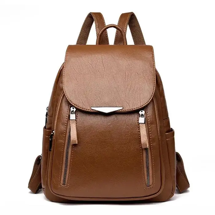 Sac à dos femme voyage grand sac à dos en cuir PU sac à main cartable pour filles femme épaule dos m