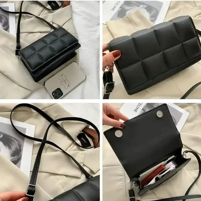 Marque de mode concepteur femmes sac à bandoulière petit cuir PU femme sac