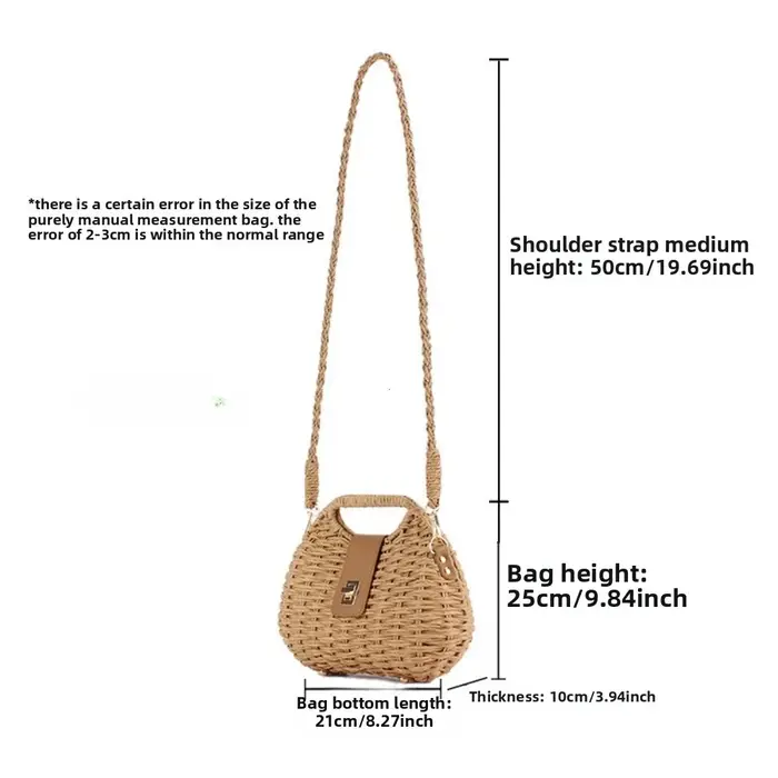 Tissé élégant sac