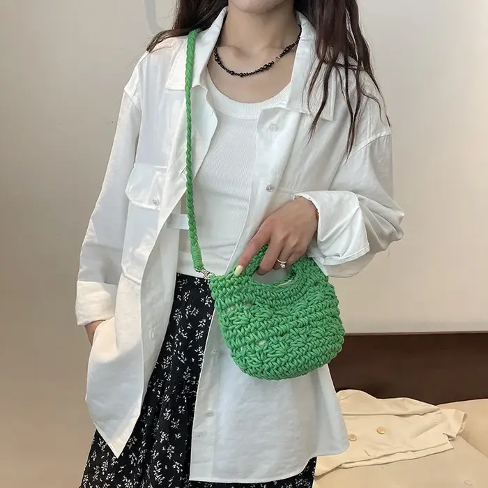 Sac à main en crochet pour femme