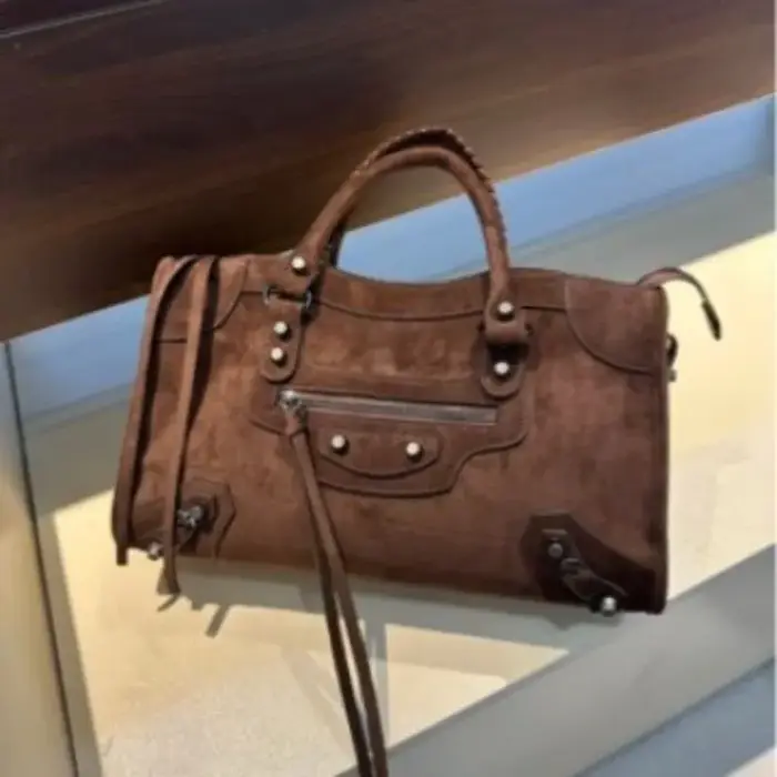 Sac en daim vintage tendance, design unisexe, sac à main décontracté polyvalent, sac bandoulière pou