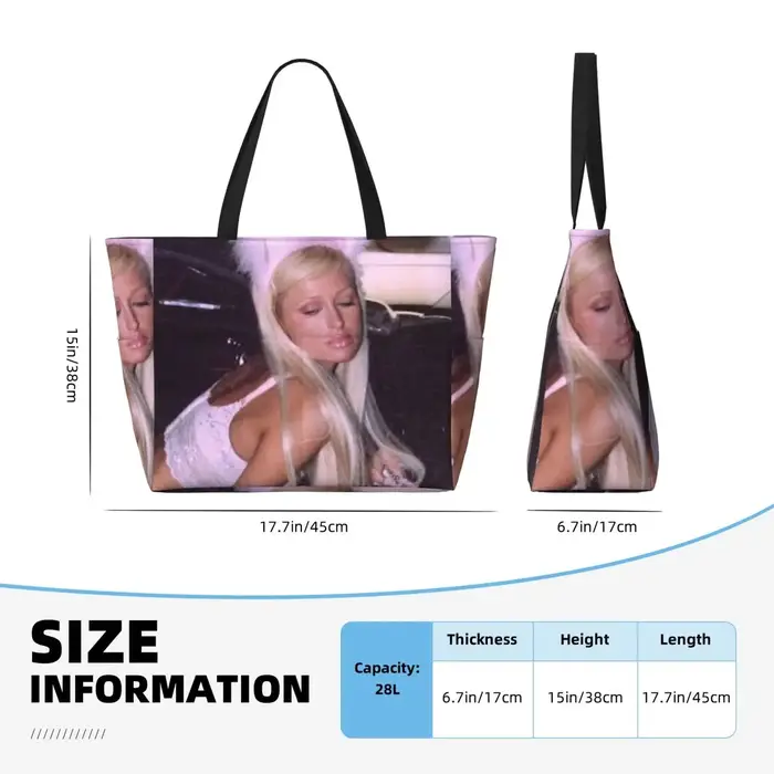 Paris Hilton plage sac fourre-tout Sport Gym Yoga Duffle grand sac