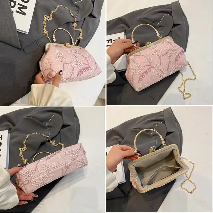 Sacs à main de soirée de style chinois vintage pour femmes