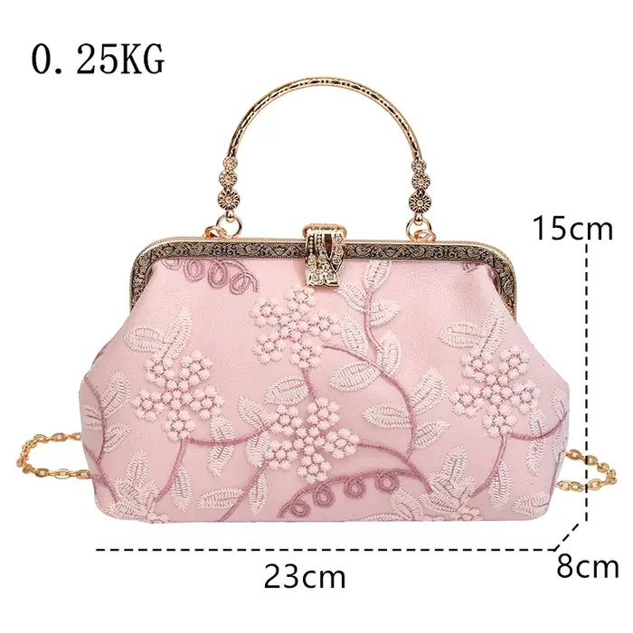 Sacs à main de soirée de style chinois vintage pour femmes