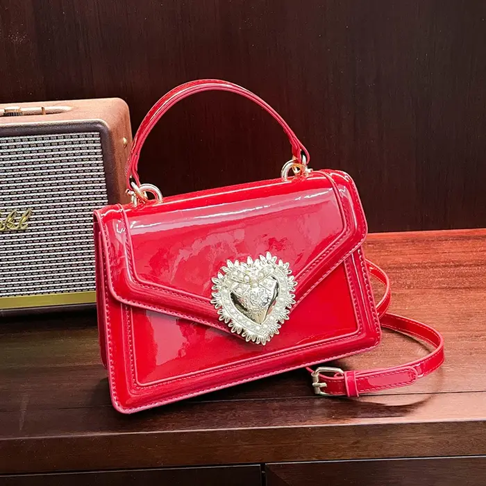 Sac de soirée de mariage rouge pour femmes