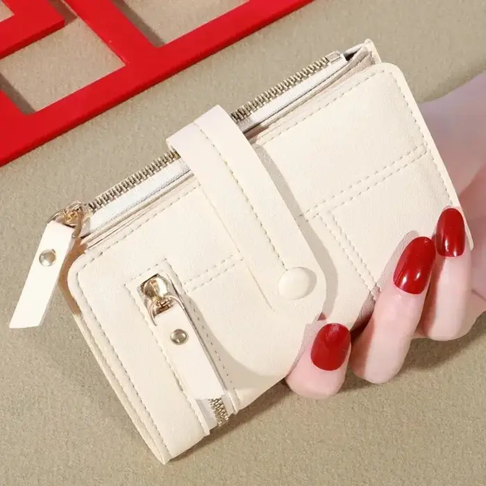 Portefeuille mi-long polyvalent et haut de gamme pour femme