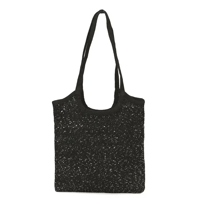 Sac à bandoulière en sequins et strass