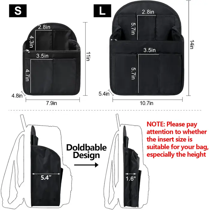 Organisateur de sac à dos